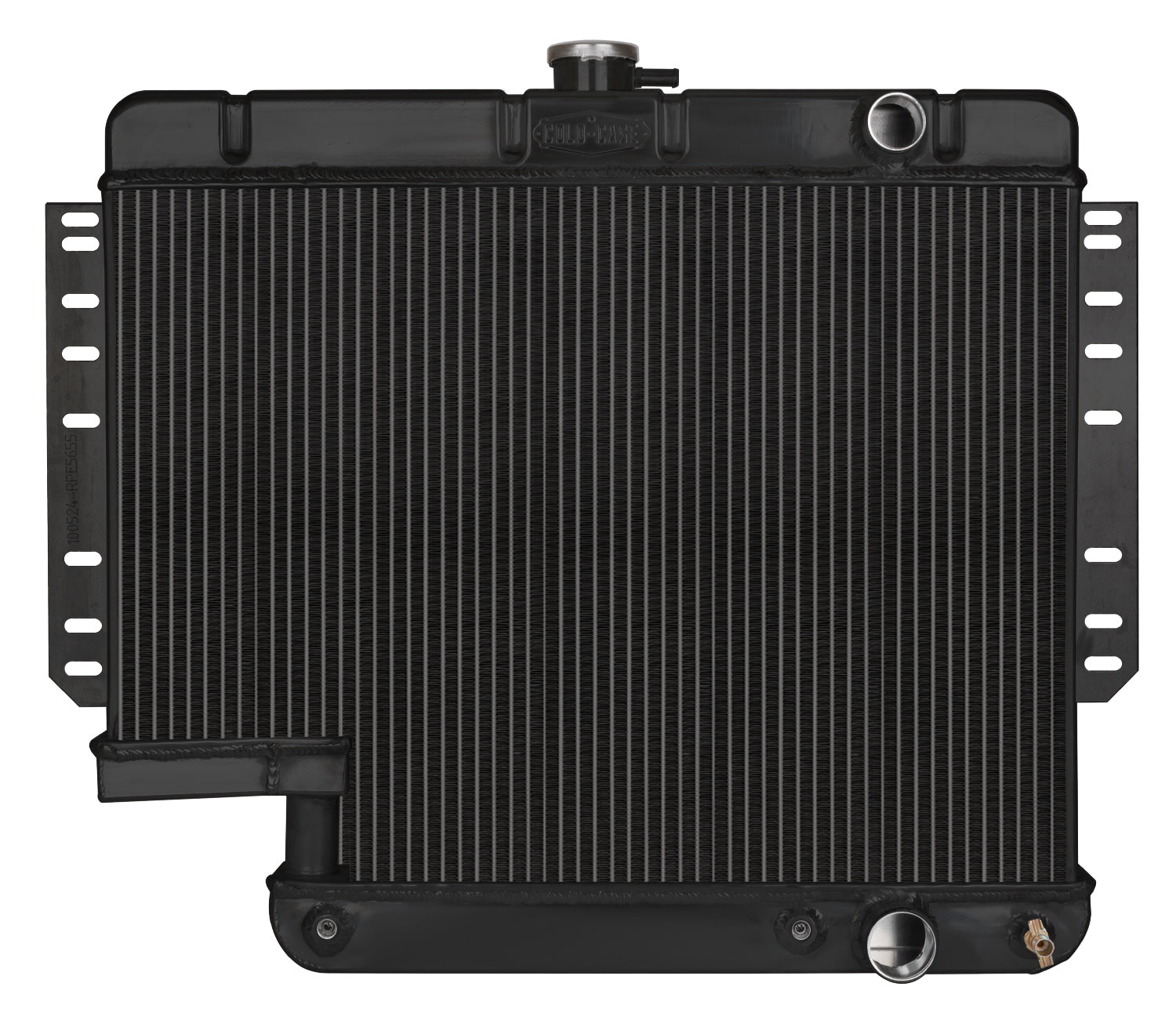 COLD-CASE Radiators CHI565A-5B 61-65 Impala Radiator w/500 Steering Box Black COLD-CASE Radiators CHI565A-5B