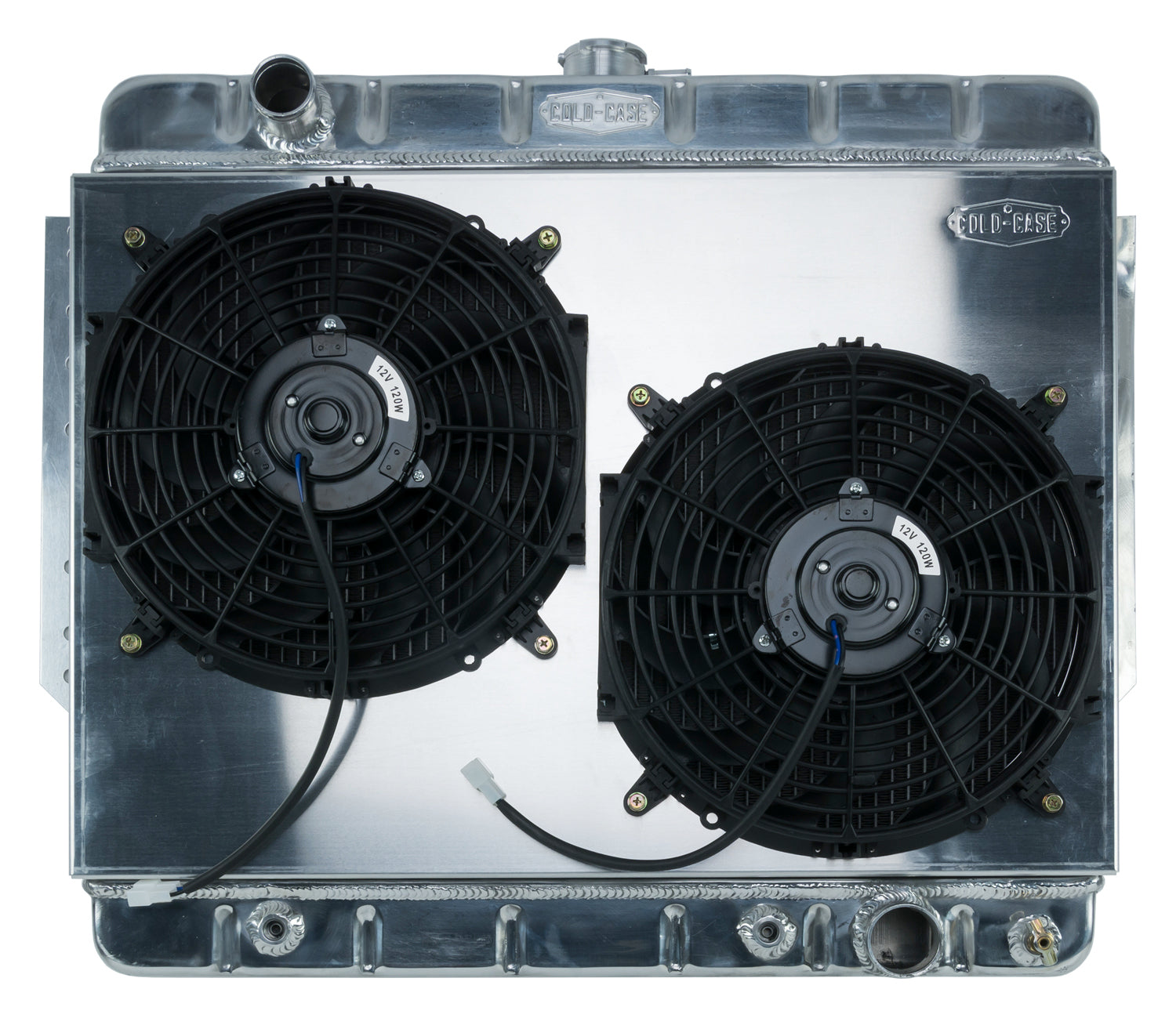 COLD-CASE Radiators CHI566AK 66-68 Impala Radiator Dual 12in Fans COLD-CASE Radiators CHI566AK
