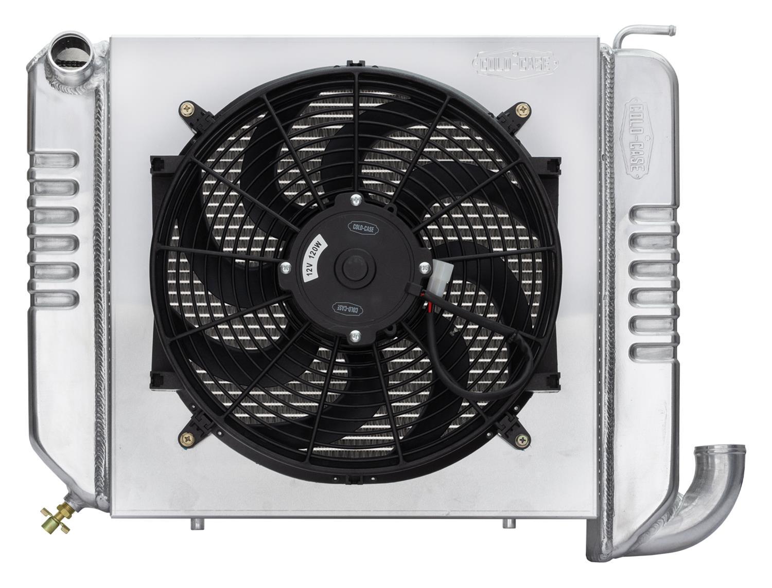 COLD-CASE Radiators CHV709K 63-64 Corvette Radiator w/ 16in Fan Kit COLD-CASE Radiators CHV709K