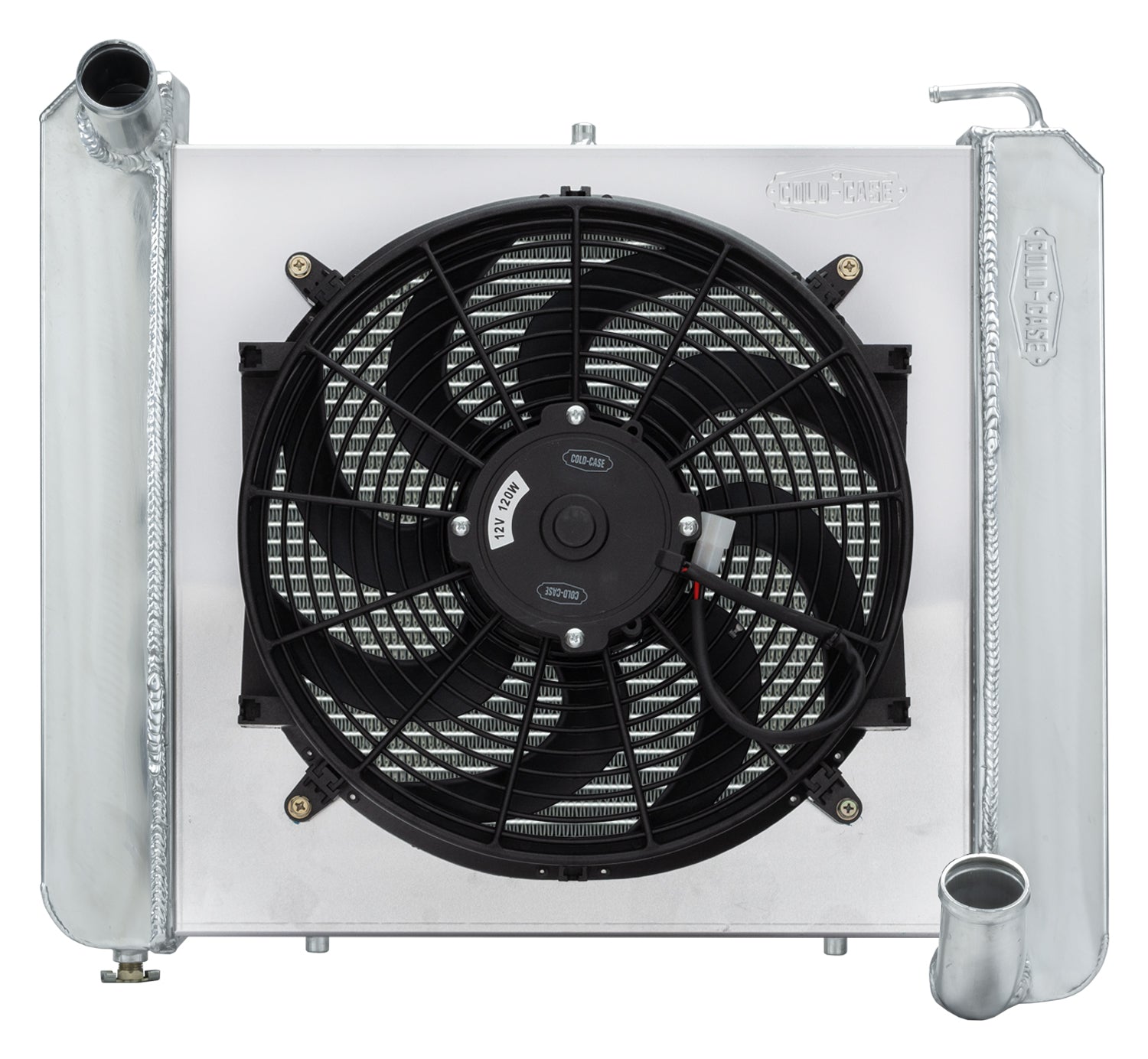 COLD-CASE Radiators CHV711K 61-62 Corvette Radiator w/ 16in Fan Kit COLD-CASE Radiators CHV711K