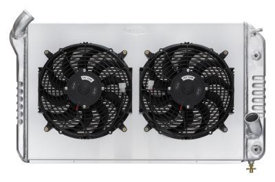 COLD-CASE Radiators CHV714A-1K 69-72 Corvette Radiator w/ 12in Dual Fan Kit COLD-CASE Radiators CHV714A-1K