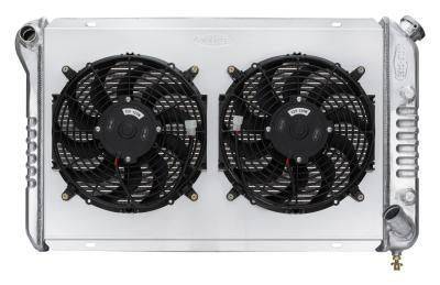 COLD-CASE Radiators CHV718AK 77-82 Corvette Radiator w/ Dual 12in Fan Kit COLD-CASE Radiators CHV718AK