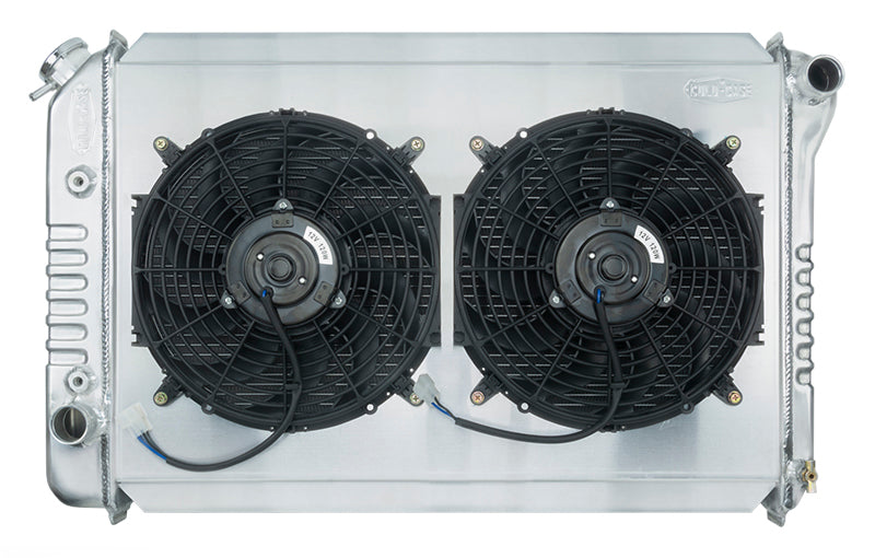 COLD-CASE Radiators FOM578AK 71-73 Mustang Radiator AT 26in Dual 12in Fans COLD-CASE Radiators FOM578AK