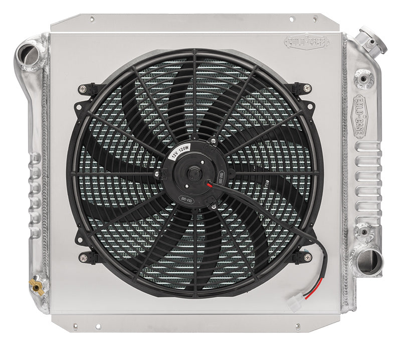COLD-CASE Radiators FOT574A-1K 66-77 Bronco Radiator 1in Tubes 16in Fan COLD-CASE Radiators FOT574A-1K