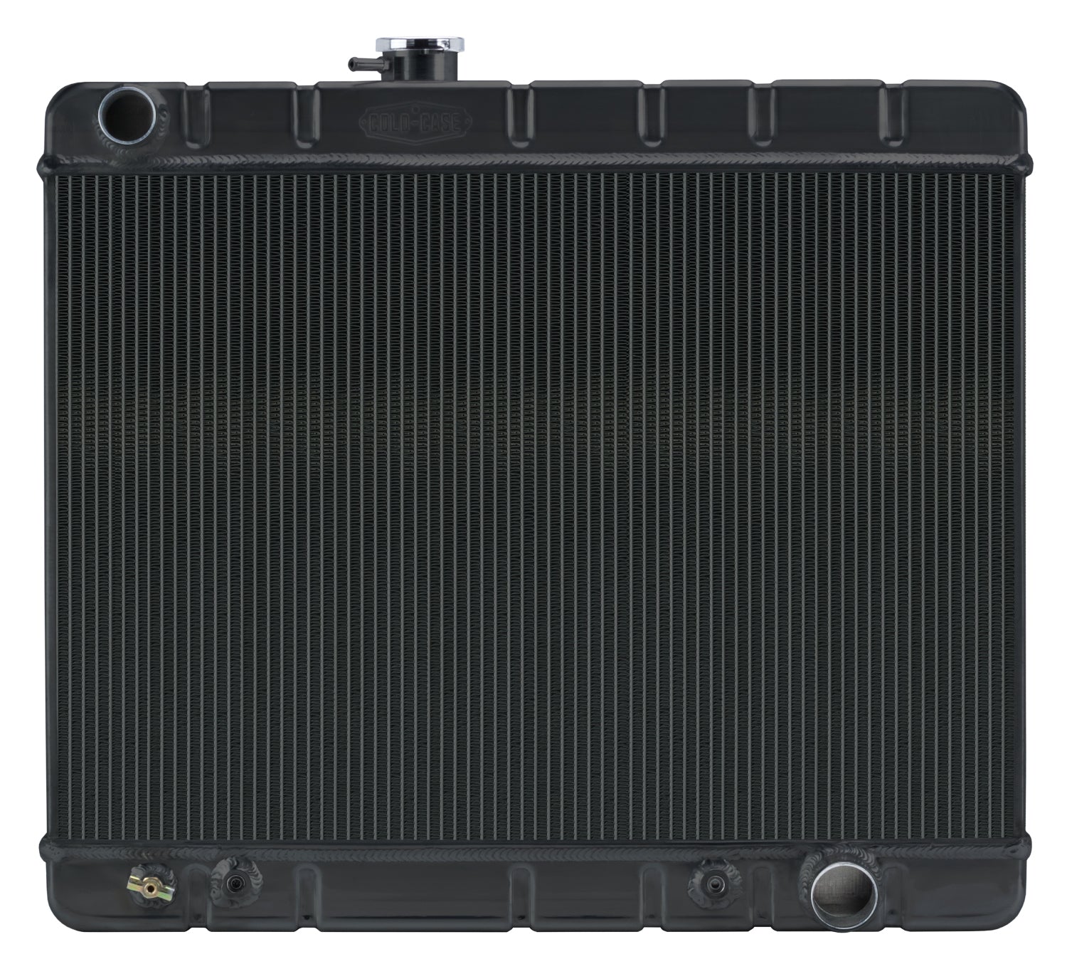 COLD-CASE Radiators GPG38AB 66-67 GTO Radiator w/AC AT Black COLD-CASE Radiators GPG38AB