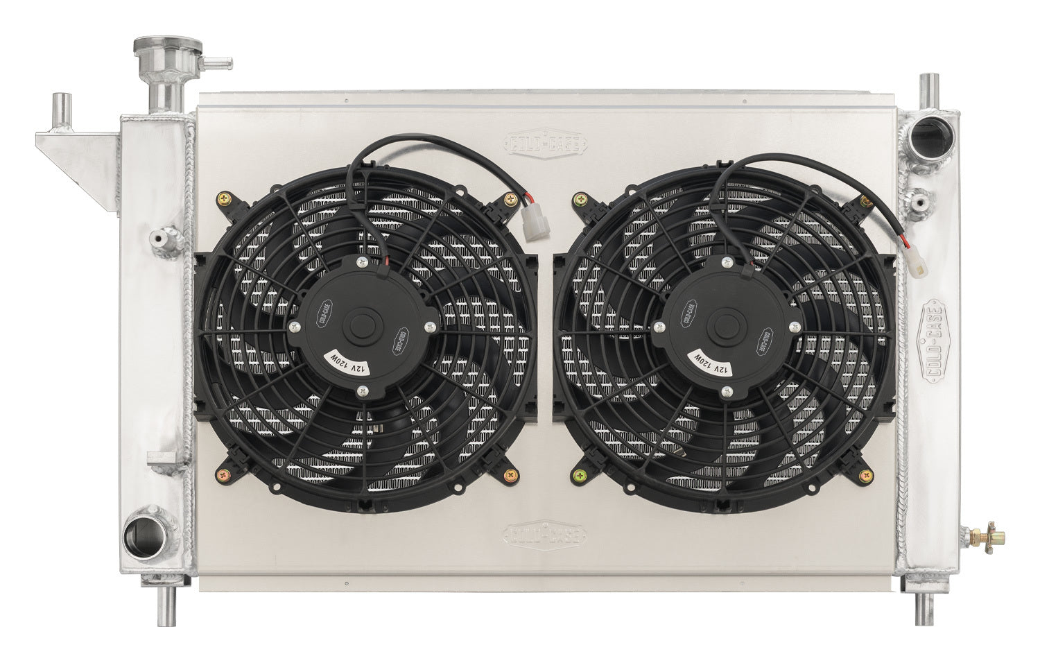 COLD-CASE Radiators LMM571-5K 94-96 Mustang Radiator w/12in Dual Fans Kit COLD-CASE Radiators LMM571-5K