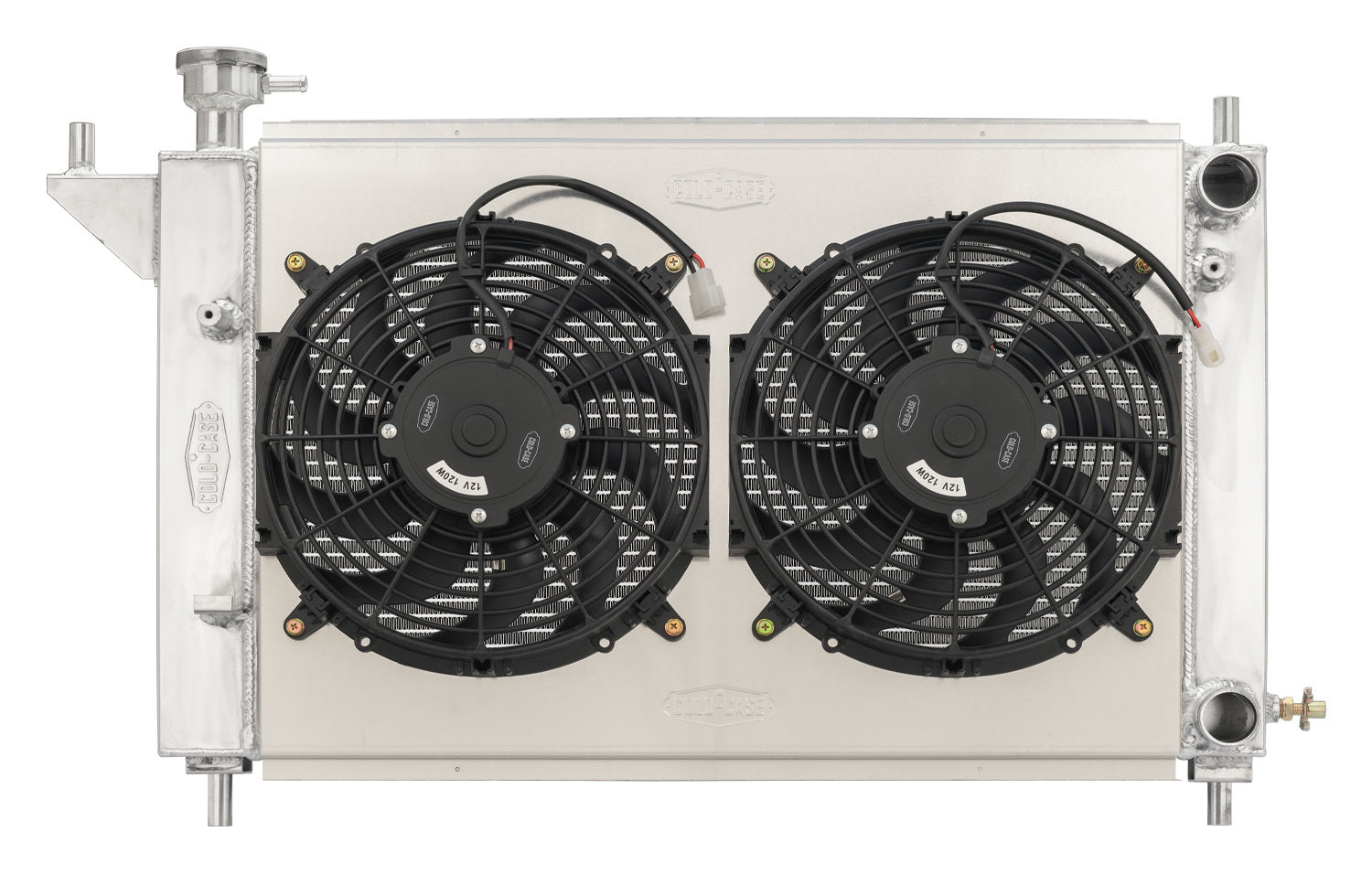 COLD-CASE Radiators LMM571-7K 94-96 Mustang Radiator w/12in Dual Fans Kit COLD-CASE Radiators LMM571-7K