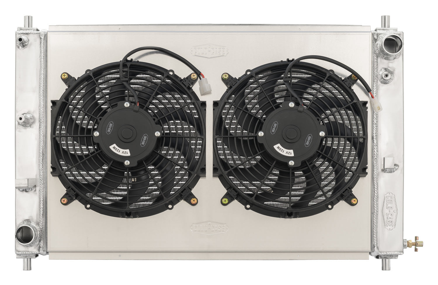 COLD-CASE Radiators LMM573-5K 97-04 Mustang Radiator w/12in Dual Fans Kit COLD-CASE Radiators LMM573-5K
