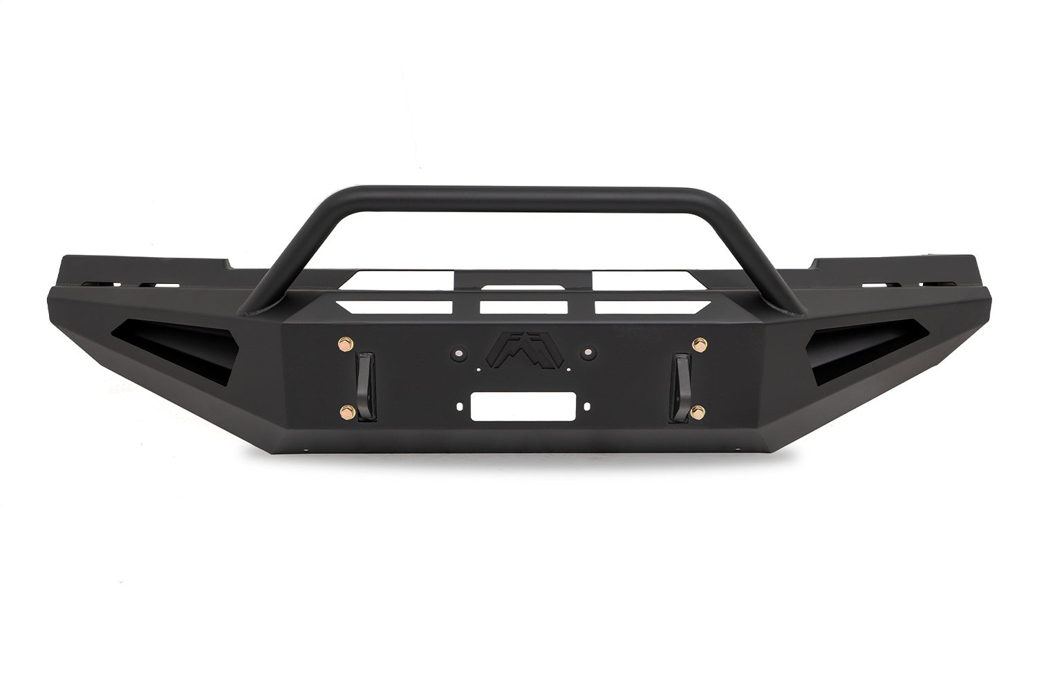 Fab Fours CH15-RS3062-1 Red Steel Front Bumper; w/Pre-Runner Guard; Fab Fours CH15-RS3062-1