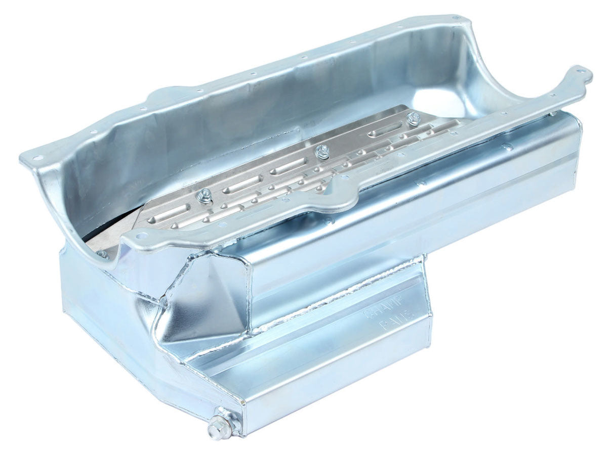 Champ Pans CP106KORB SBC Oil Pan - 6.5 Deep w/Kick-Out 86-Up Champ Pans CP106KORB