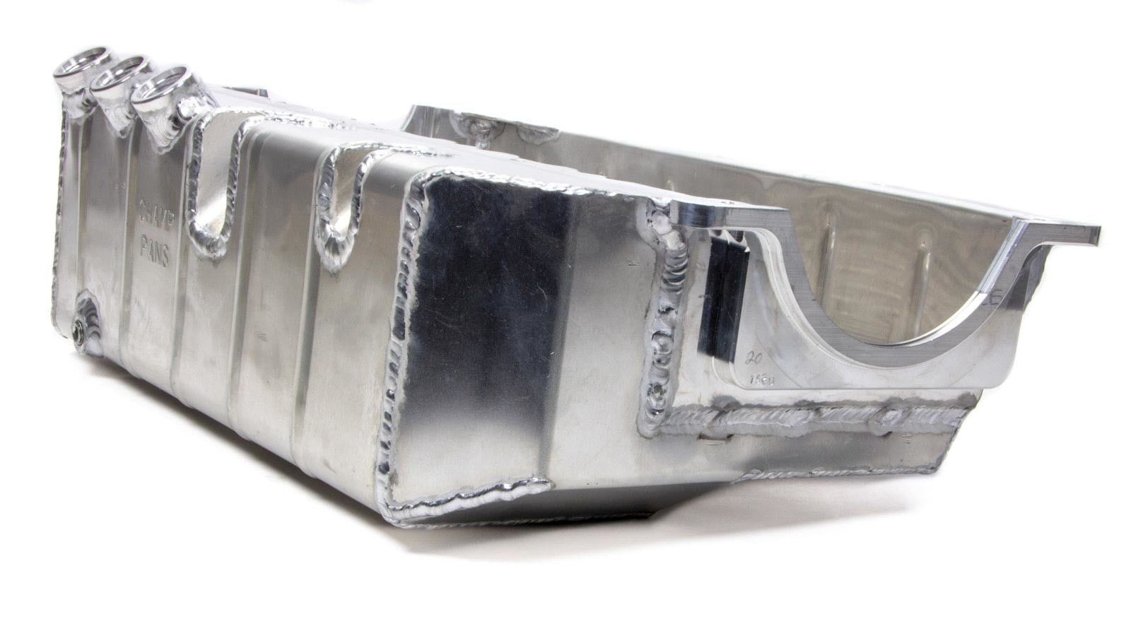 Champ Pans PRO171R3 SBC Alumimun Oil Pan - Dry-Sump w/6in. Depth Champ Pans PRO171R3