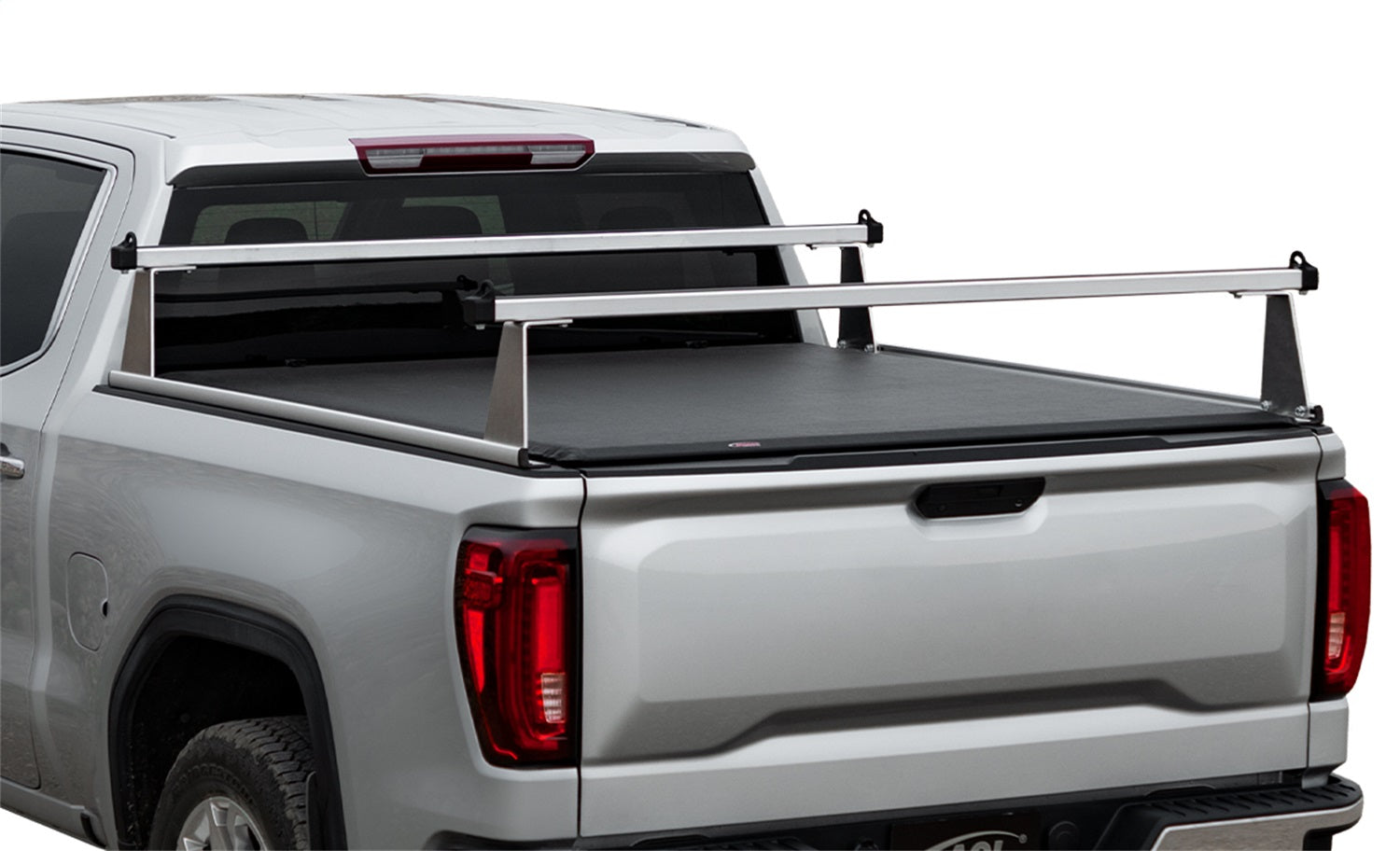 ACI F4050041 ADARAC™ Aluminum M-Series Truck Bed Rack System; Silver Finish; Bolt On; ACI F4050041