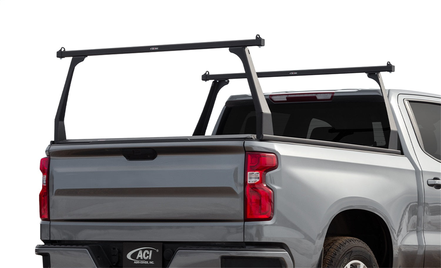 ACI F3050052 ADARAC™ Aluminum Truck Bed Rack System; Matte Black Finish; Bolt On; ACI F3050052