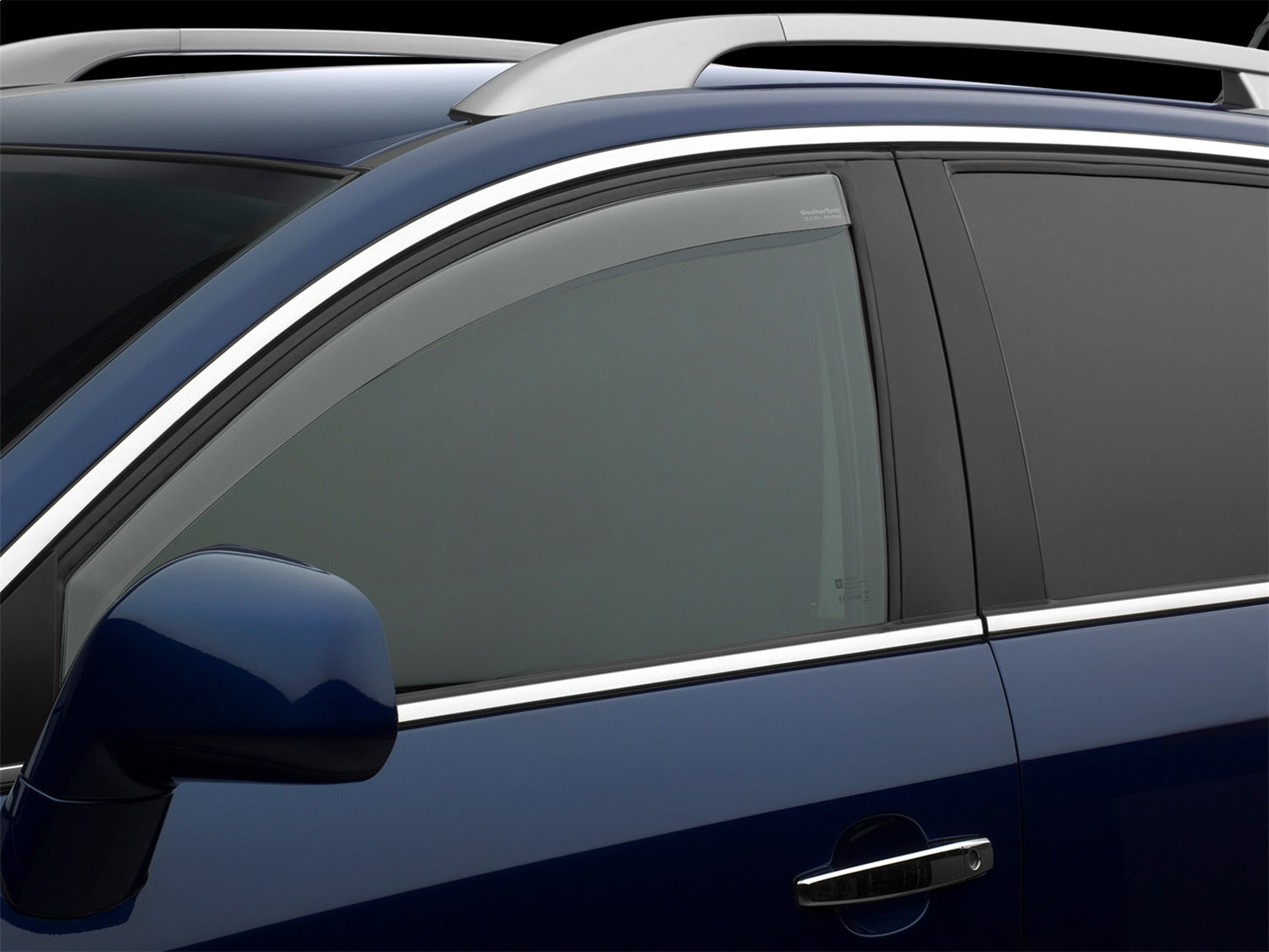 Weathertech 82937IM Side Window Deflector; Front And Rear; Dark Tint; Weathertech 82937IM