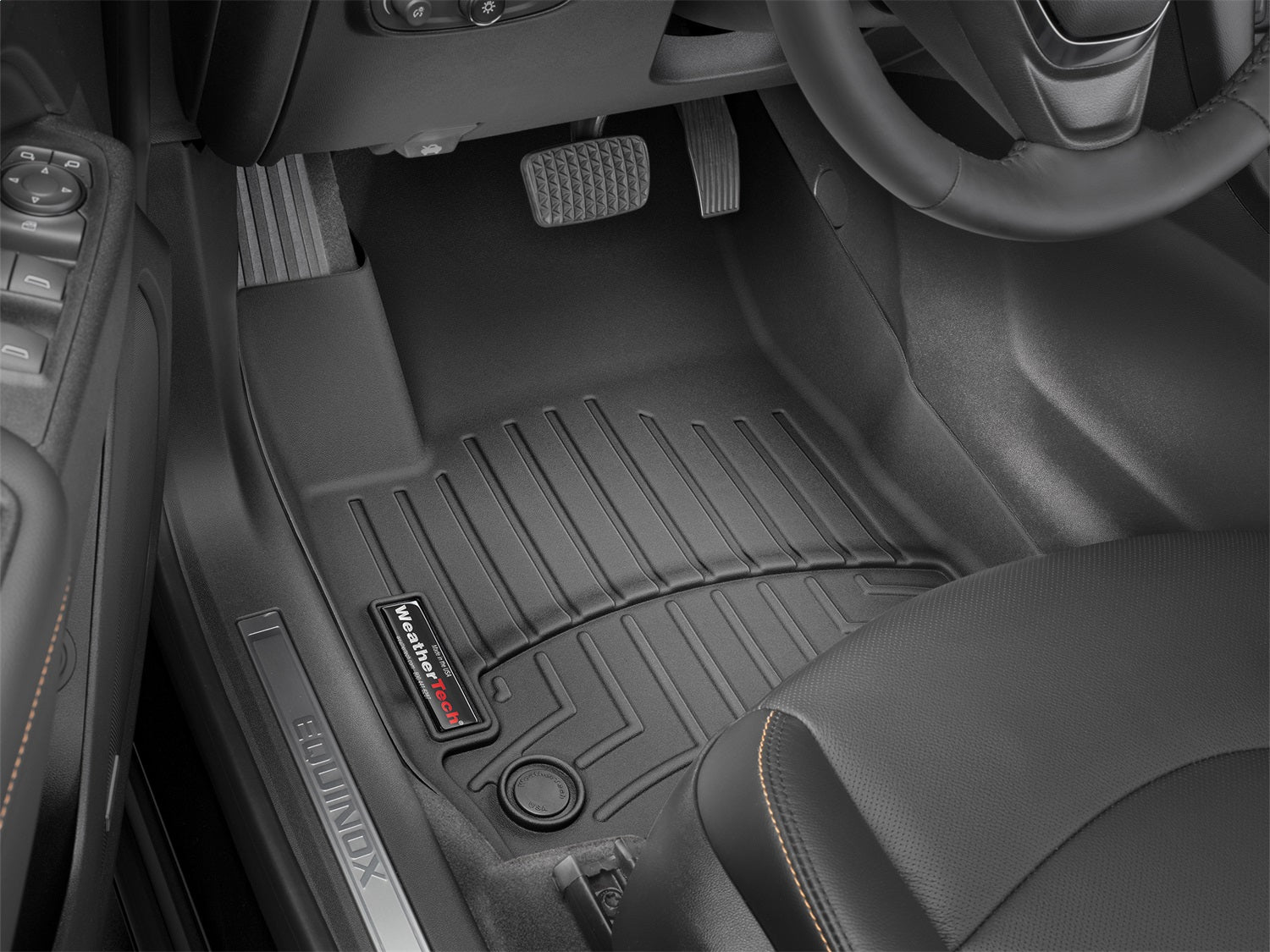 Weathertech 4417911 FloorLiner™ DigitalFit®; Black; Front; Over The Hump; Weathertech 4417911