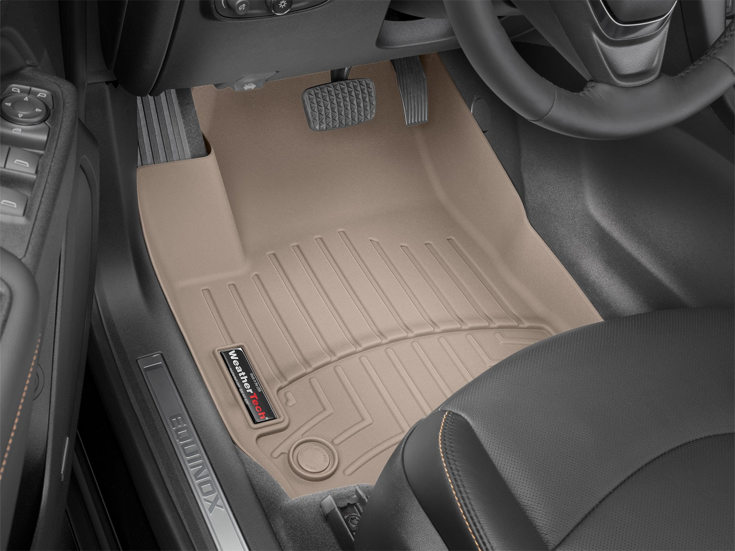 Weathertech 4514591 FloorLiner™ DigitalFit®; Tan; Front; Weathertech 4514591