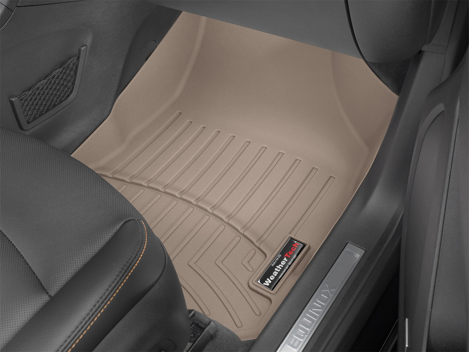 Weathertech 4517191 FloorLiner™ DigitalFit®; Tan; Front; Weathertech 4517191