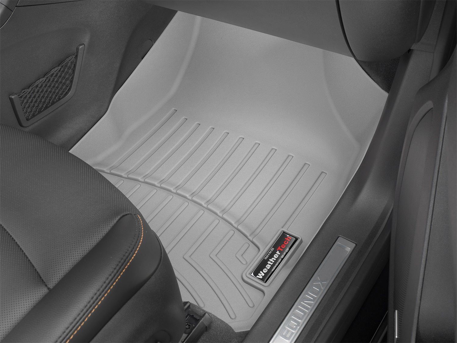 Weathertech 4617191 FloorLiner™ DigitalFit®; Gray; Front; Weathertech 4617191