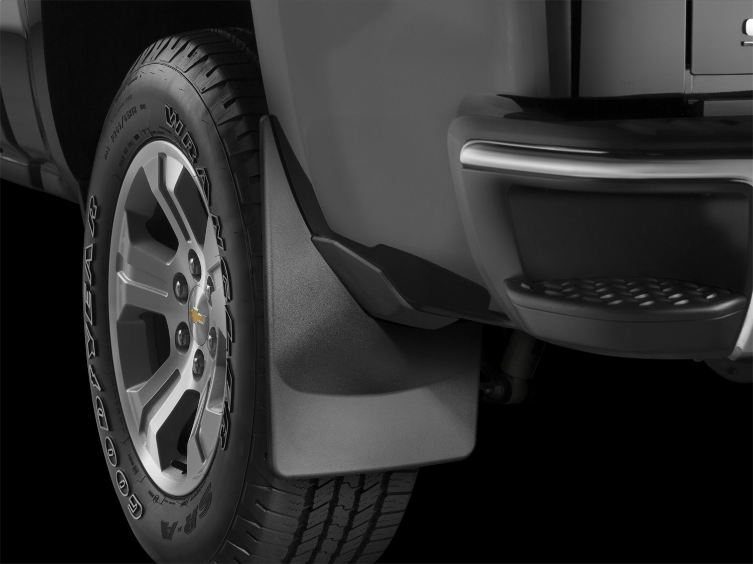 Weathertech 110088 MudFlap No-Drill DigitalFit®; Black; Weathertech 110088