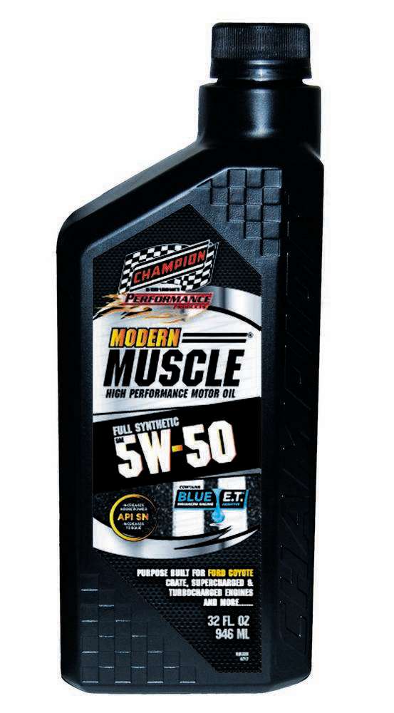 Champion Oil CHO4403H Modern Muscle 5w50 Oil 1 Qt. Full Synthetic Champion Oil CHO4403H