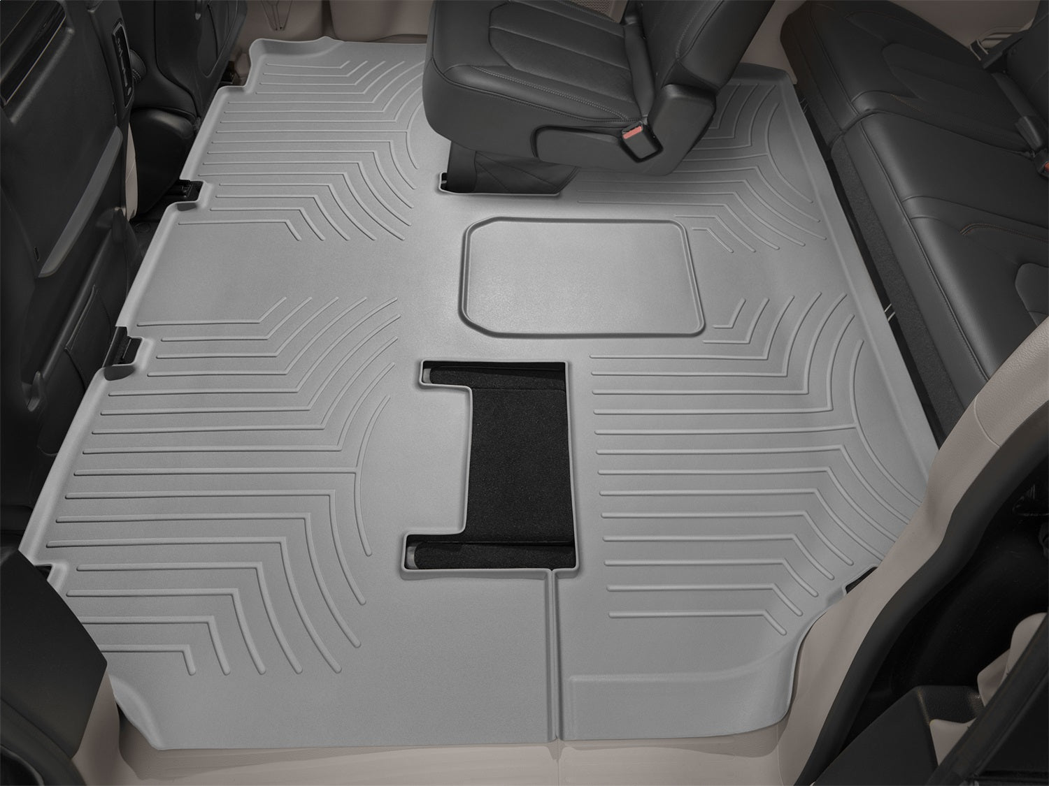 Weathertech 4617082 FloorLiner™ DigitalFit®; Gray; Rear; Weathertech 4617082