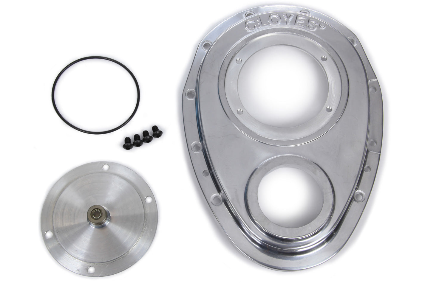 Cloyes 9-227 Aluminum Timing Cover - SBC w/BBC Snout Cloyes 9-227