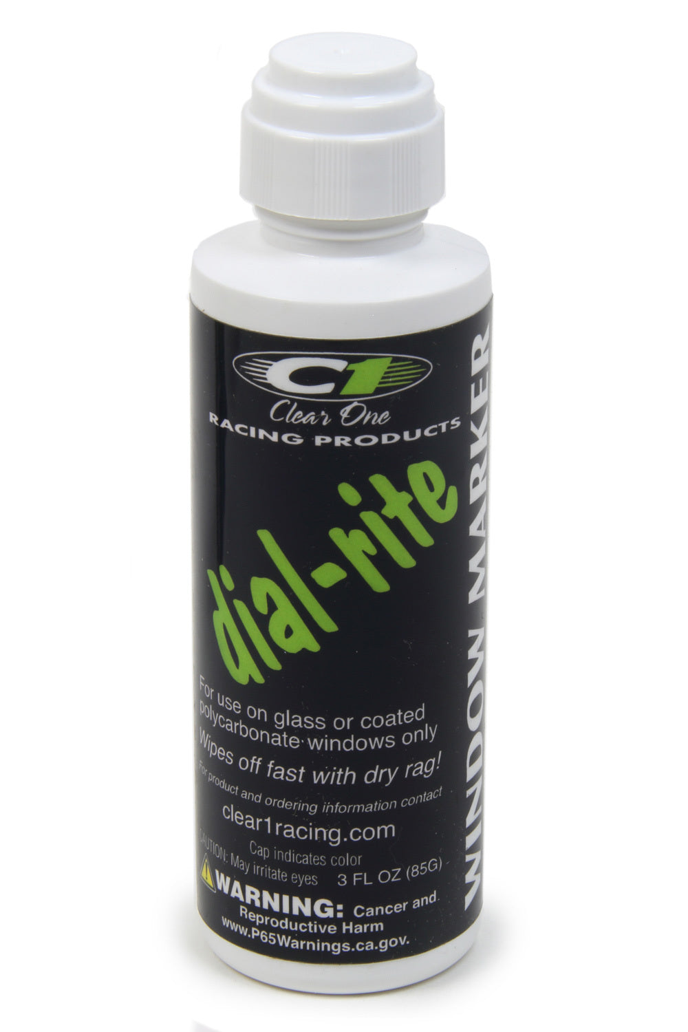 Clear One DRM1 Dial-in Window Marker White 3oz Dial-Rite Clear One DRM1