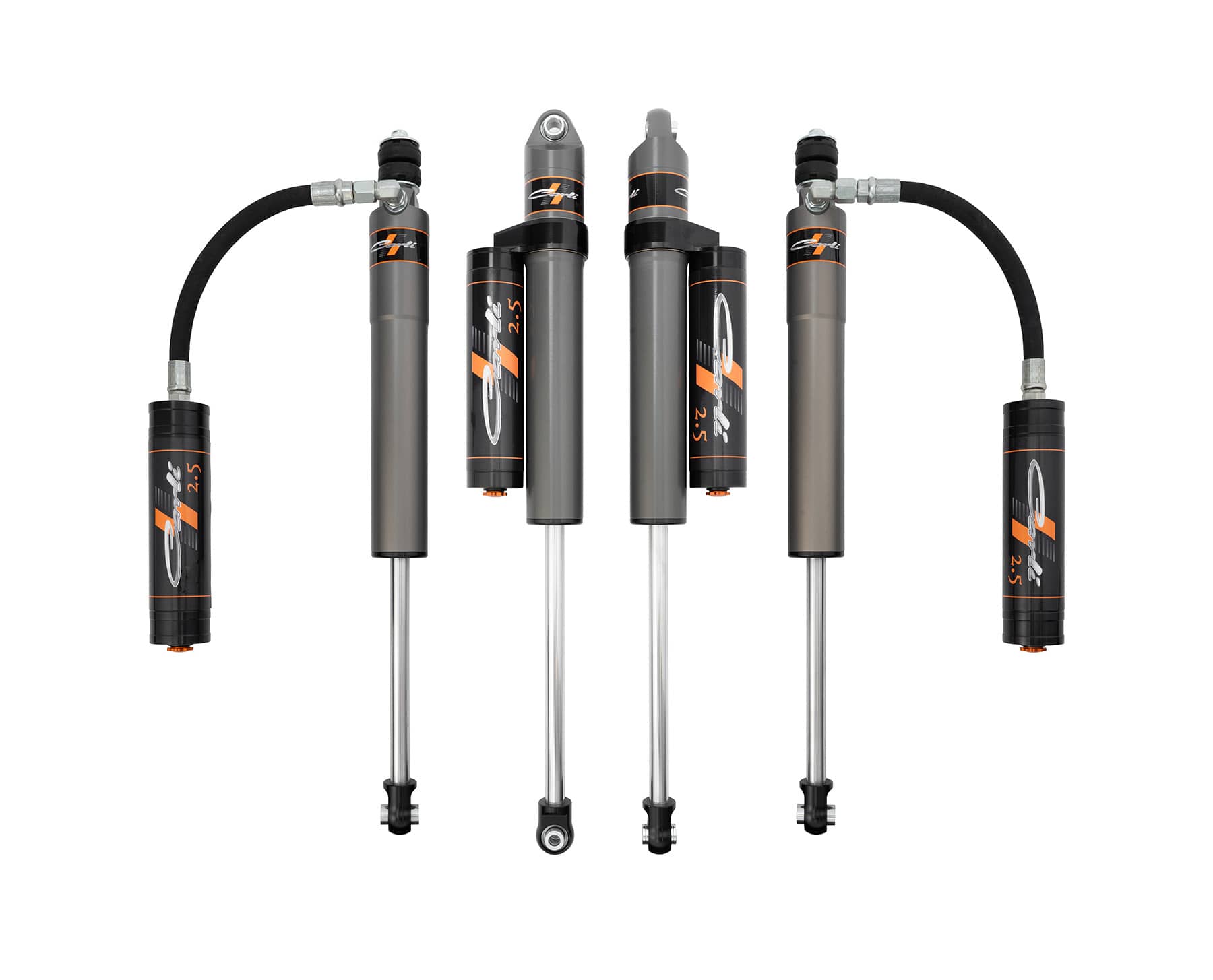 Carli Suspension AS-F45SPKG-CS25RR-A CARLI-SPEC 2.5" RR 4.5"/5.5" LIFT FRONT & REAR SHOCK PKG 05-24 F250/350 S/DUTY Carli Suspension AS-F45SPKG-CS25RR-A