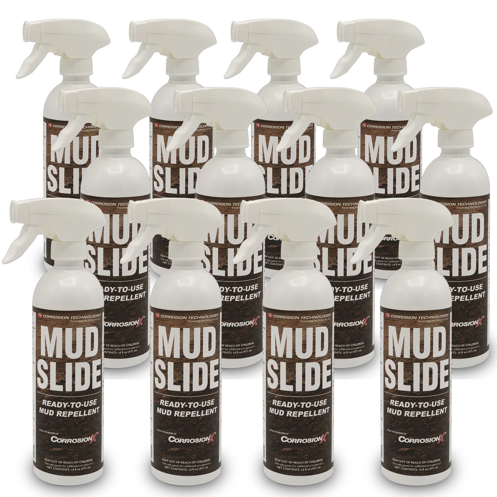 Corrosion Technologies 36102-X12 Mud Slide 16oz Trigger Spray Case of 12 Corrosion Technologies 36102-X12