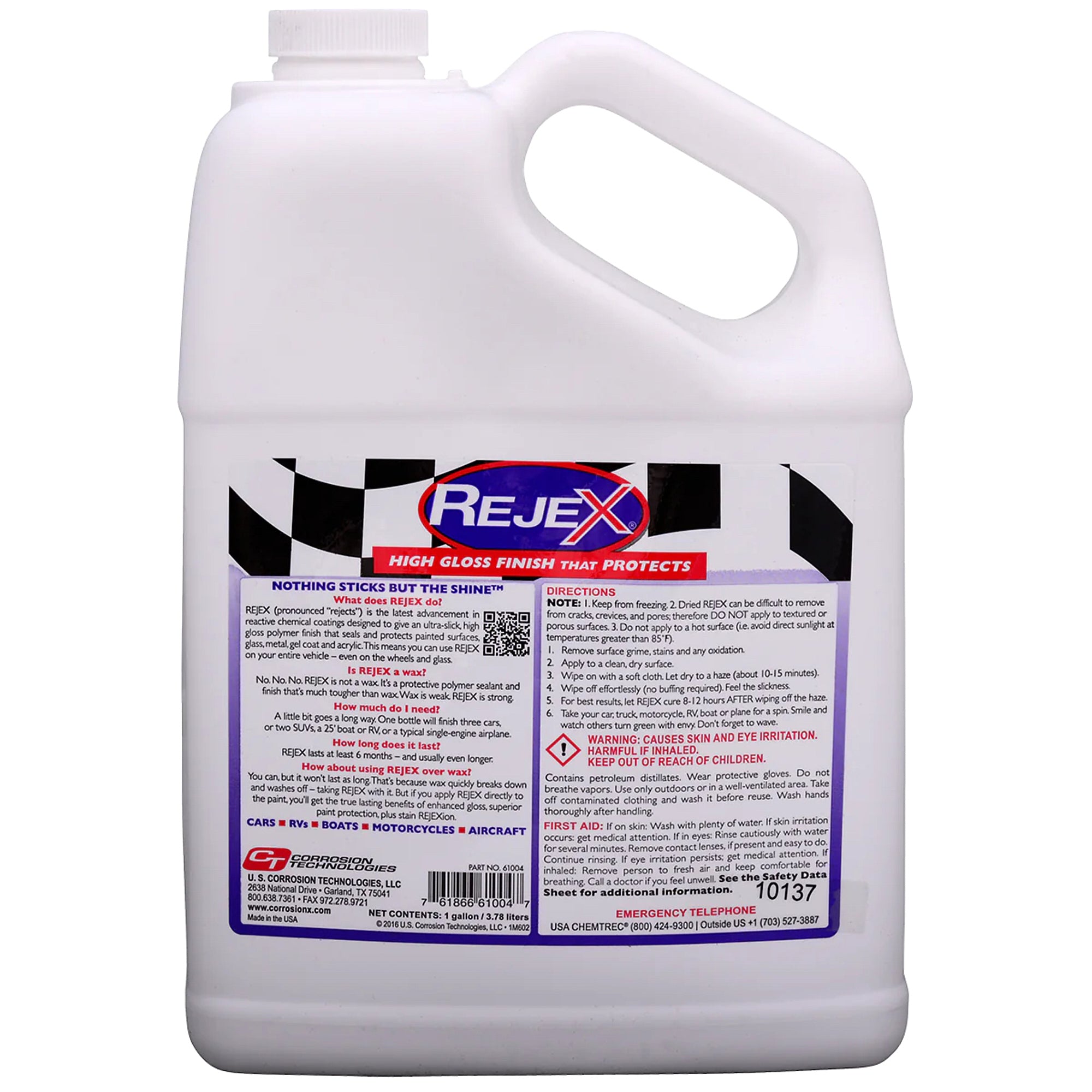 Corrosion Technologies CNX61004 RejeX 1 Gallon Jug Corrosion Technologies CNX61004