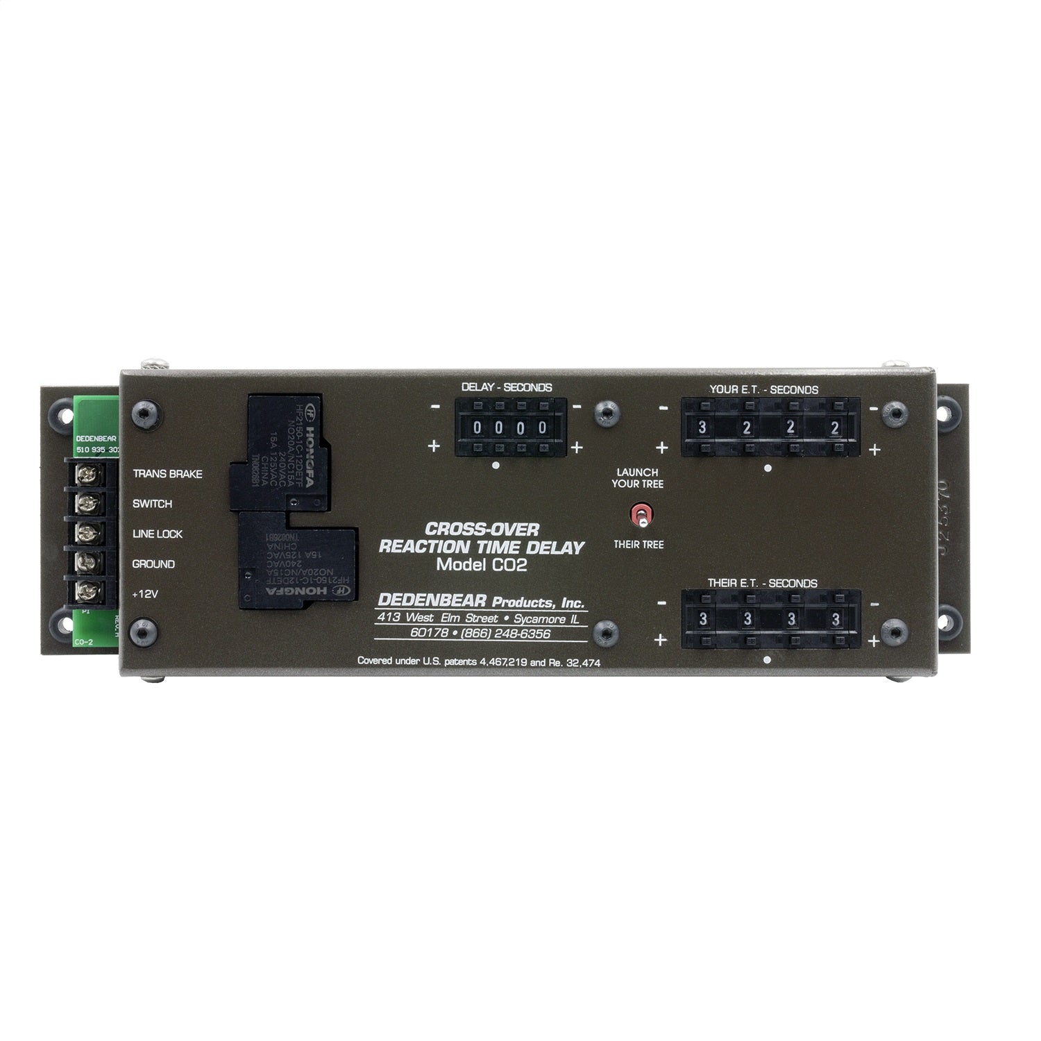 Dedenbear CO2 CROSSOVER REACTION TIME DELAY Dedenbear CO2