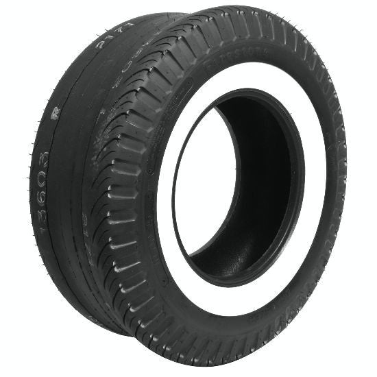 Coker 623048 1000-15 Firestone Drag 2 1/4in White Wall Tire Coker 623048
