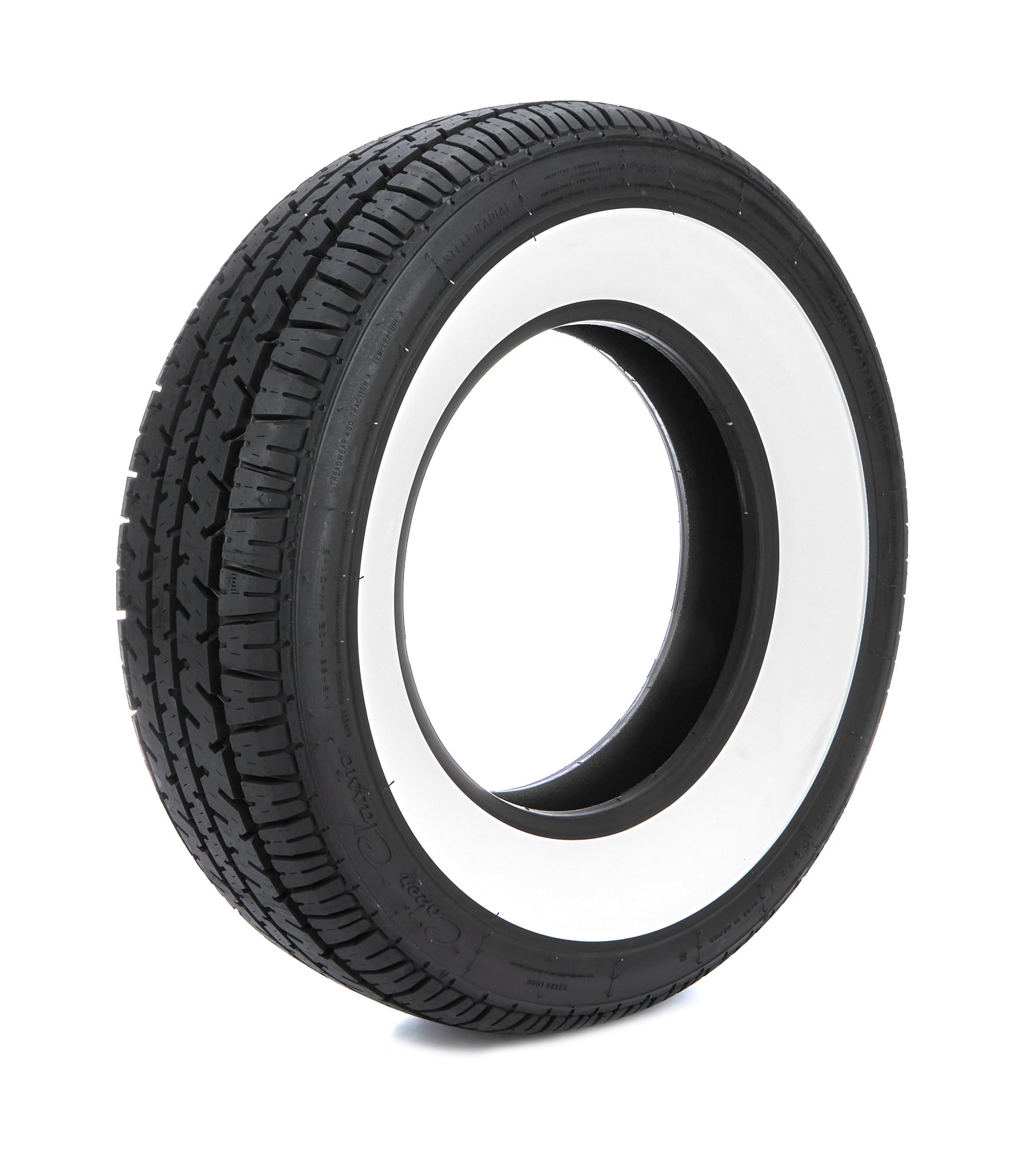 Coker 737114 225/75R15 Classic SS Tire 2-3/4in Whitewall Coker 737114