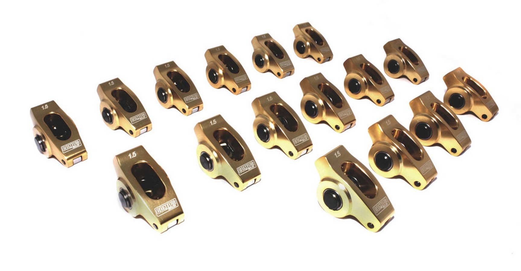 COMP Cams 19004-16 SBC Ultra Gold R/A's - 1.5 Ratio 7/16 Stud COMP Cams 19004-16