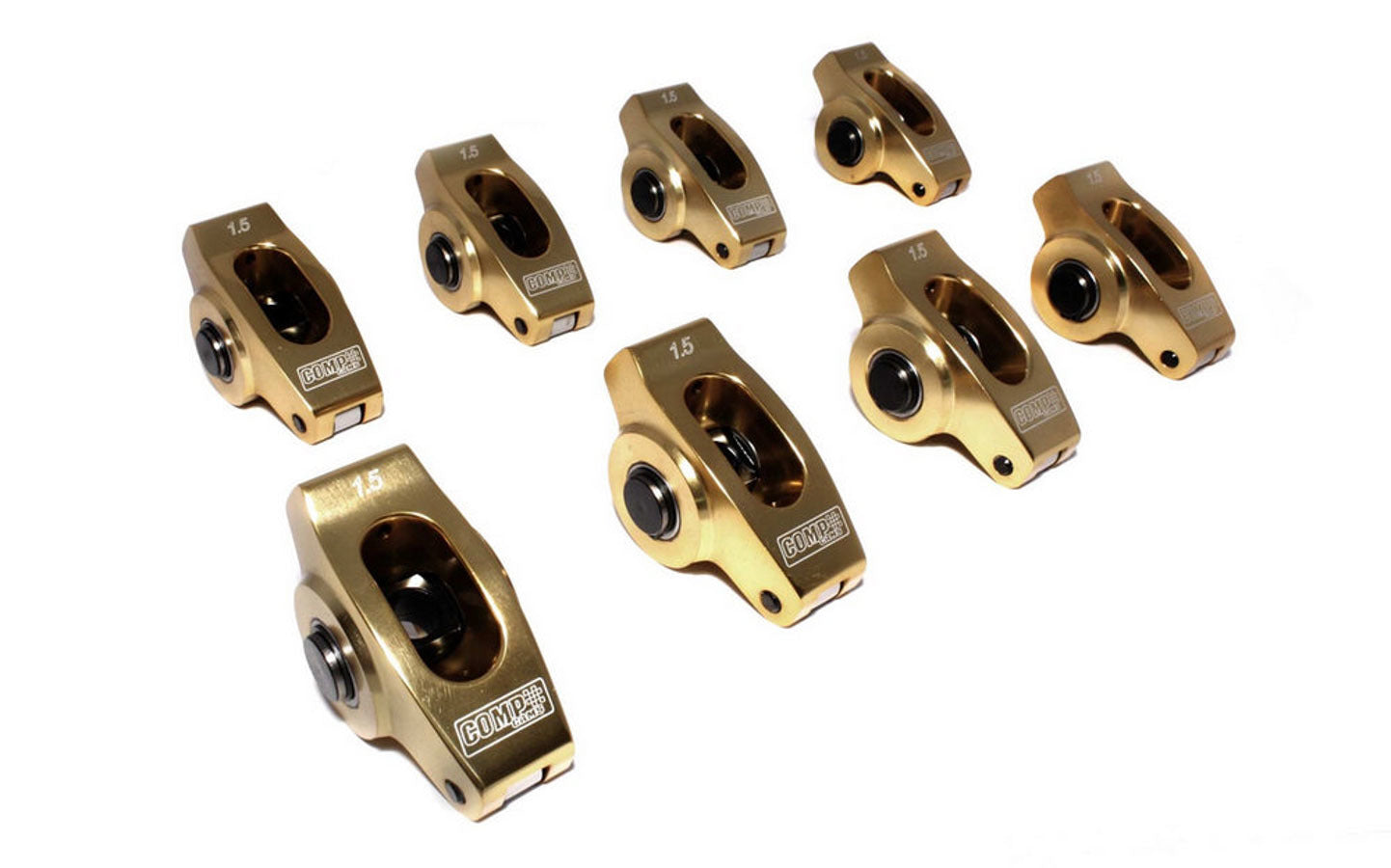 COMP Cams 19004-8 SBC Ultra Gold R/A's - 1.5 Ratio 7/16 Stud COMP Cams 19004-8