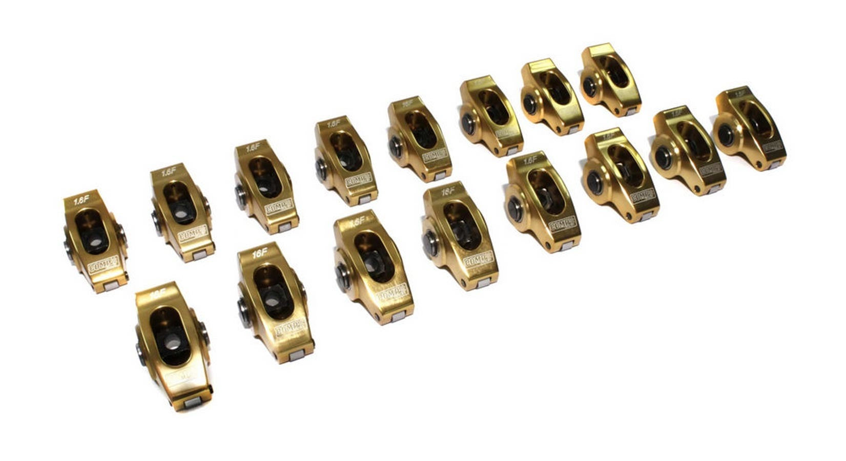COMP Cams 19044-16 SBF Ultra Gold R/A's - 1.6 Ratio 7/16 Stud COMP Cams 19044-16