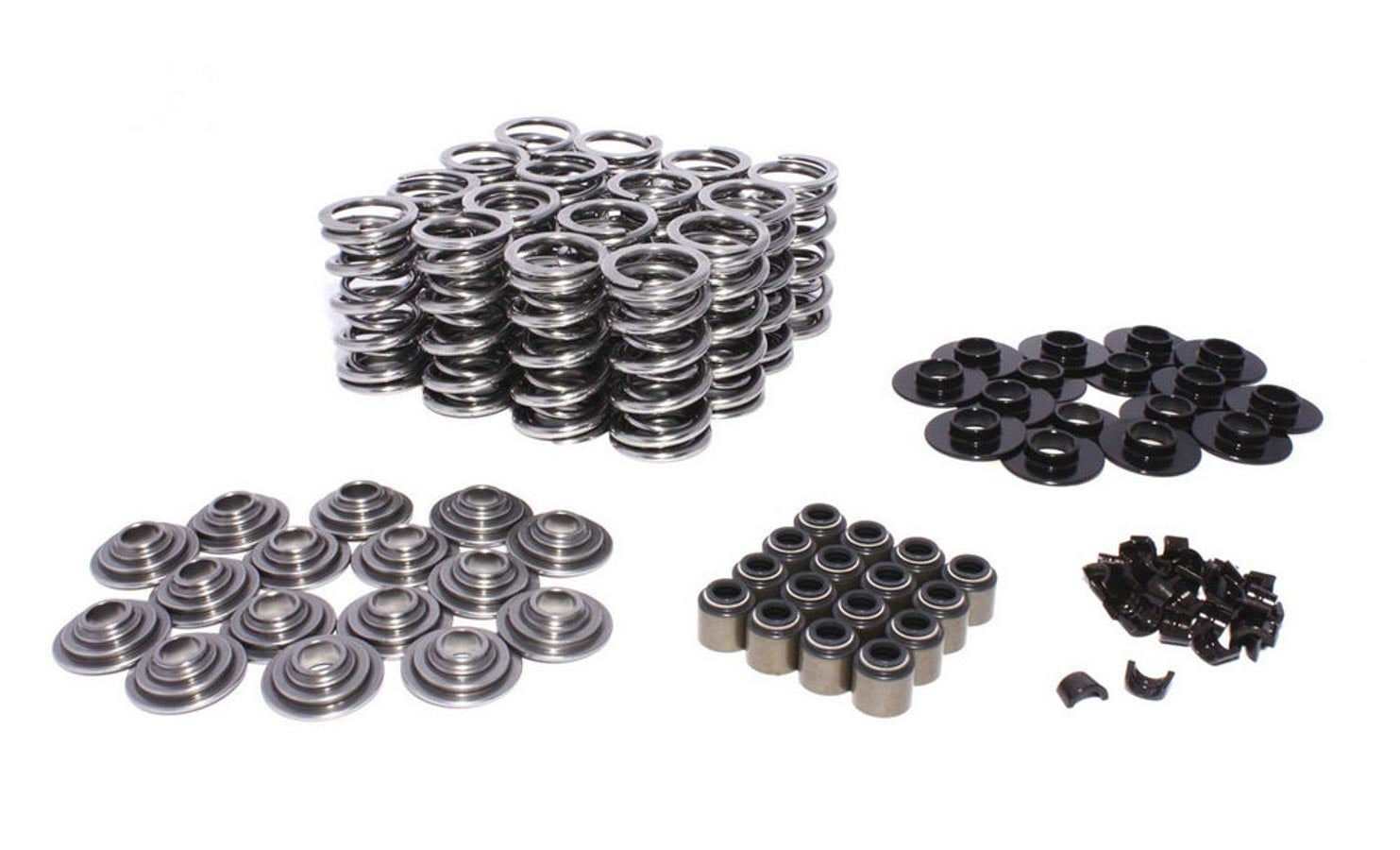 COMP Cams 26925TS-KIT Dual Valve Spring Kit GM LS w/Steel Retainers COMP Cams 26925TS-KIT