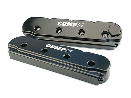 COMP Cams 291 GM LS Billet Valve Cover Set Black Finish COMP Cams 291