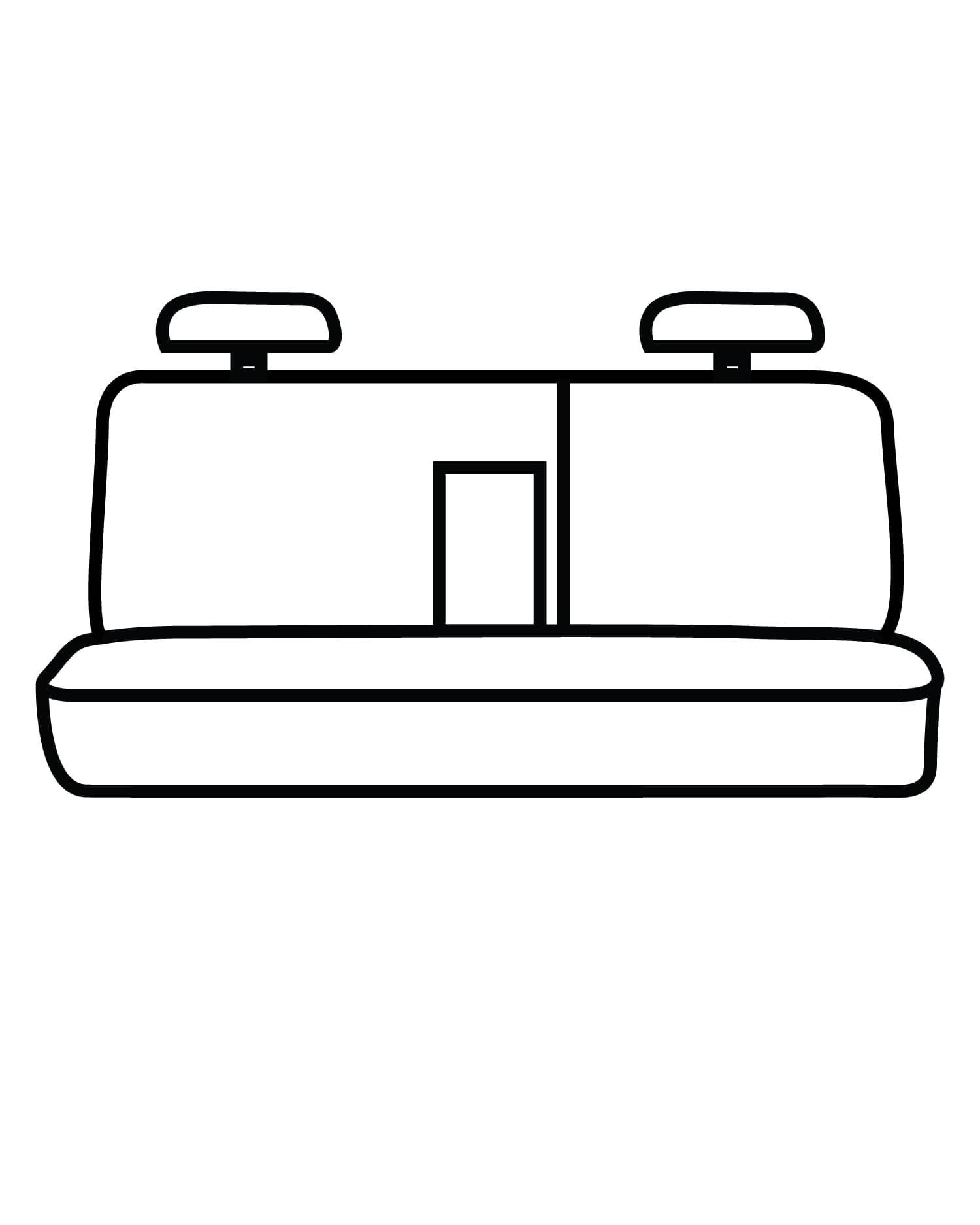 Covercraft SSC3480CABN 40/20/40 FRONT SEAT COVER 19-22 S/DUTY/ 19-20 F-150 Covercraft SSC3480CABN