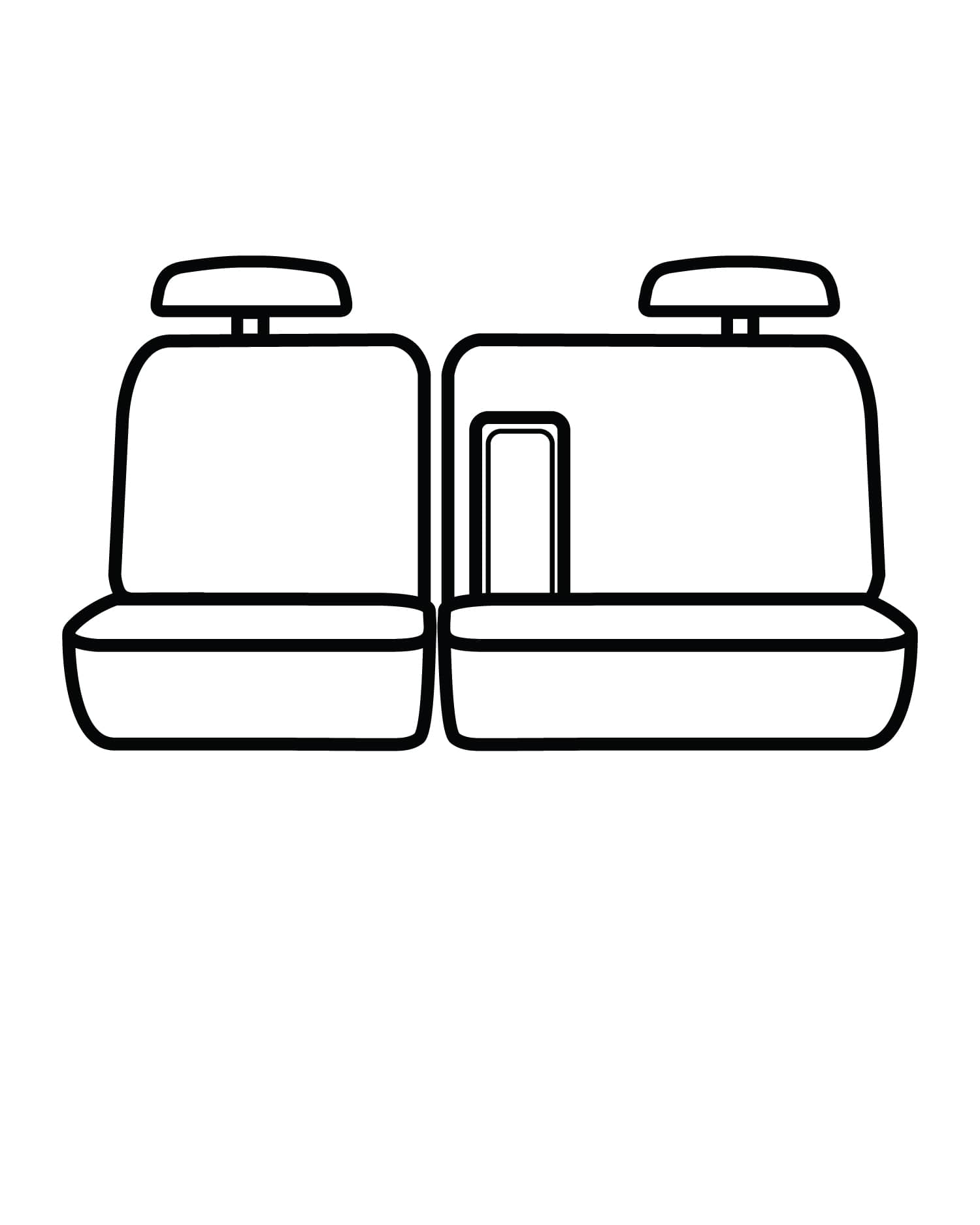 Covercraft SSC8375CAGY 60/40 REAR SEAT COVER 07-13 GM 1500/07-14 CREW CAB Covercraft SSC8375CAGY