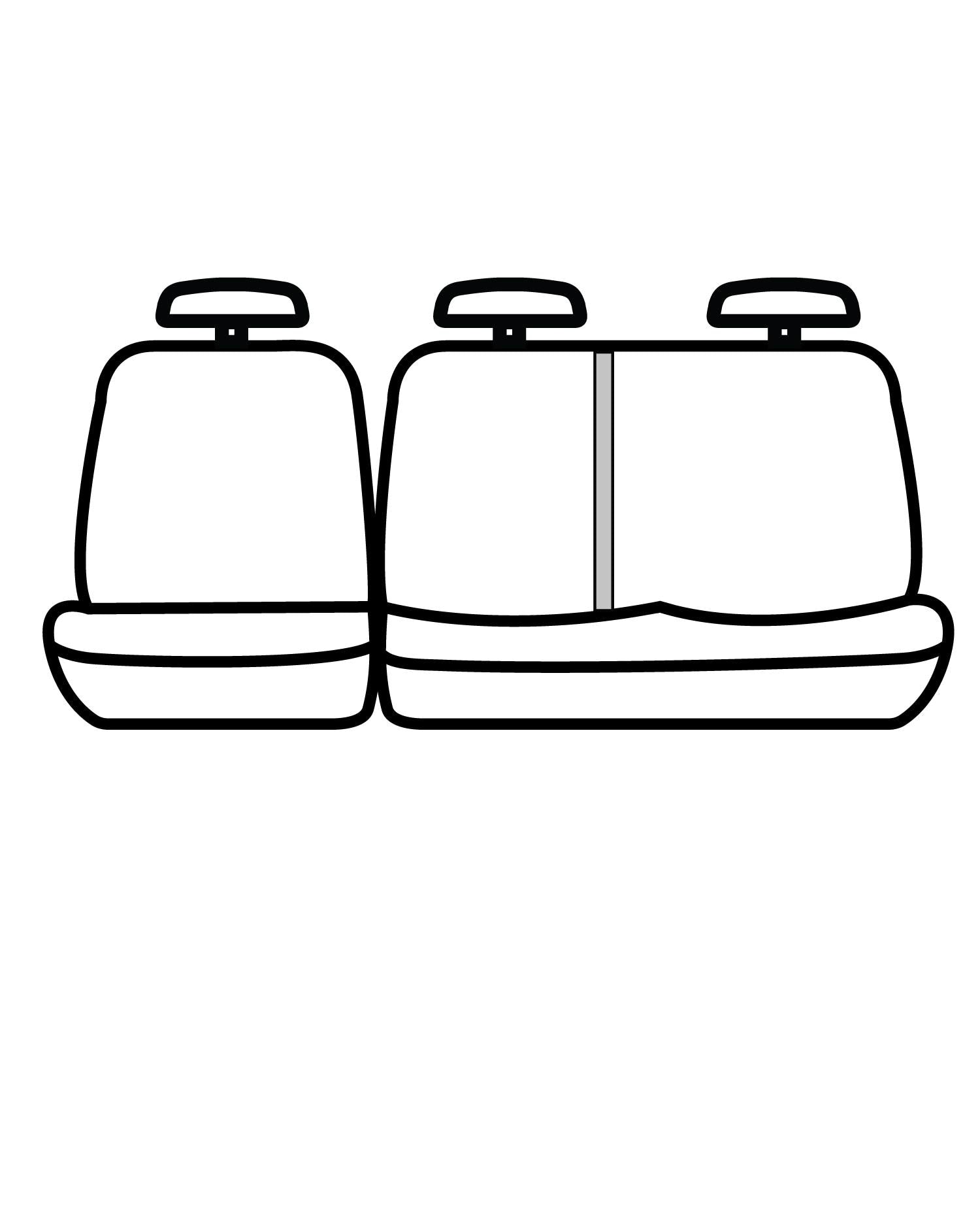 Covercraft SSC8462CAGY 60/40 REAR SEAT COVER 17-18 S/DUTY CREW  CAB Covercraft SSC8462CAGY