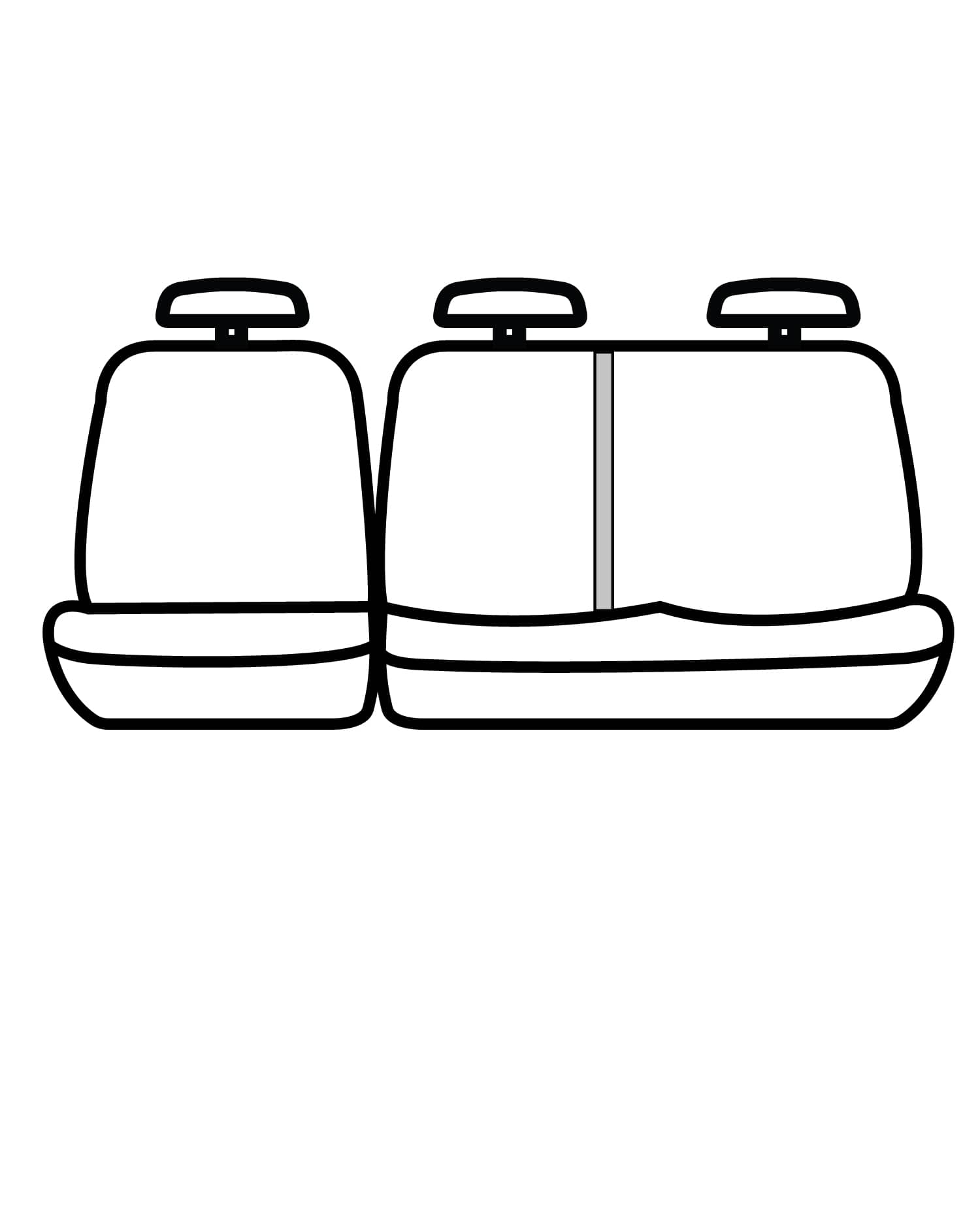 Covercraft SSC8490CAGY 60/40 REAR SEAT CVR 19-26 F150 CREW CAB Covercraft SSC8490CAGY