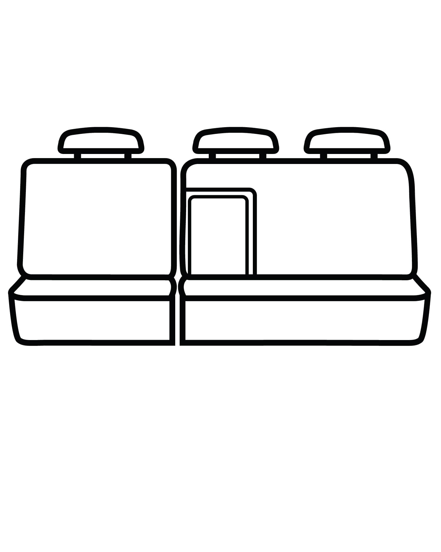 Covercraft SSC8521CAGY 60/40 REAR SEAT CVR 21-26 F150 CREW Covercraft SSC8521CAGY