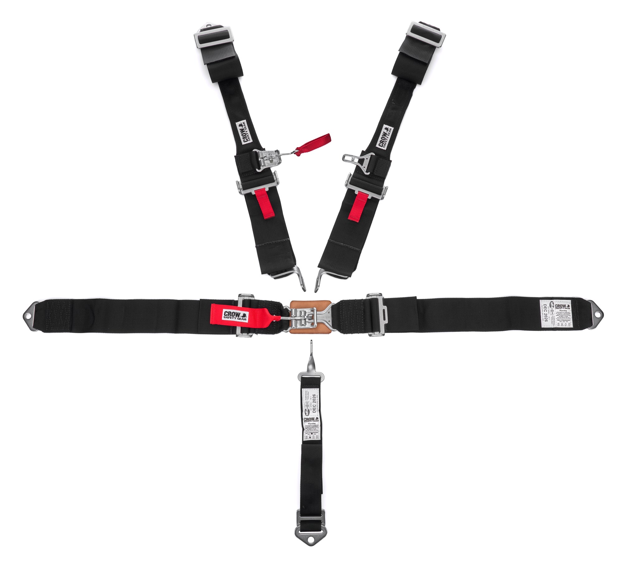 crow safety 11004DBST 5-Way Restraint SB BI Do g Bone Harness B I W/L&L crow safety 11004DBST