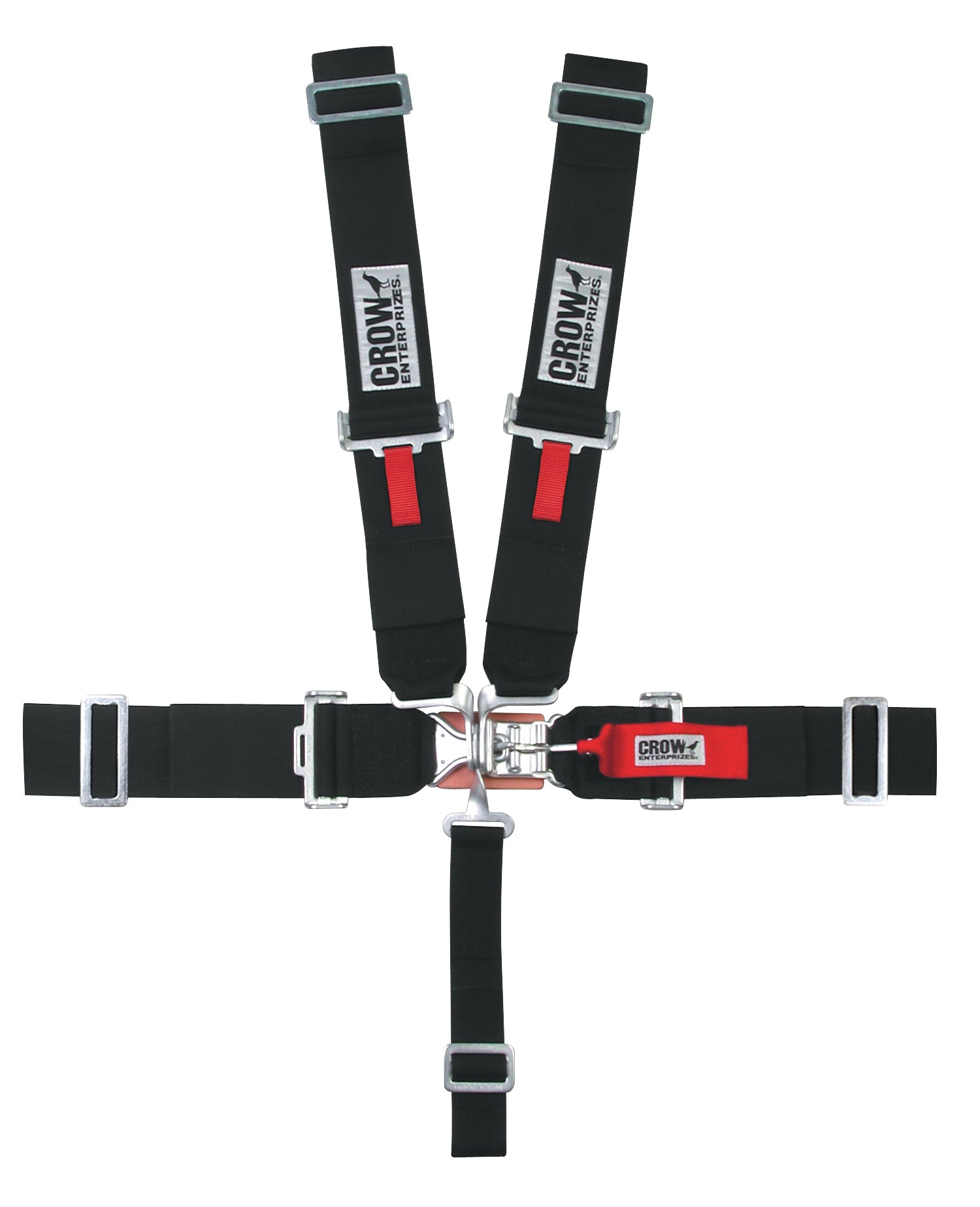 crow safety 11014 5-Pt Harness Small Latch Blk Wrap Around Pull Dow crow safety 11014
