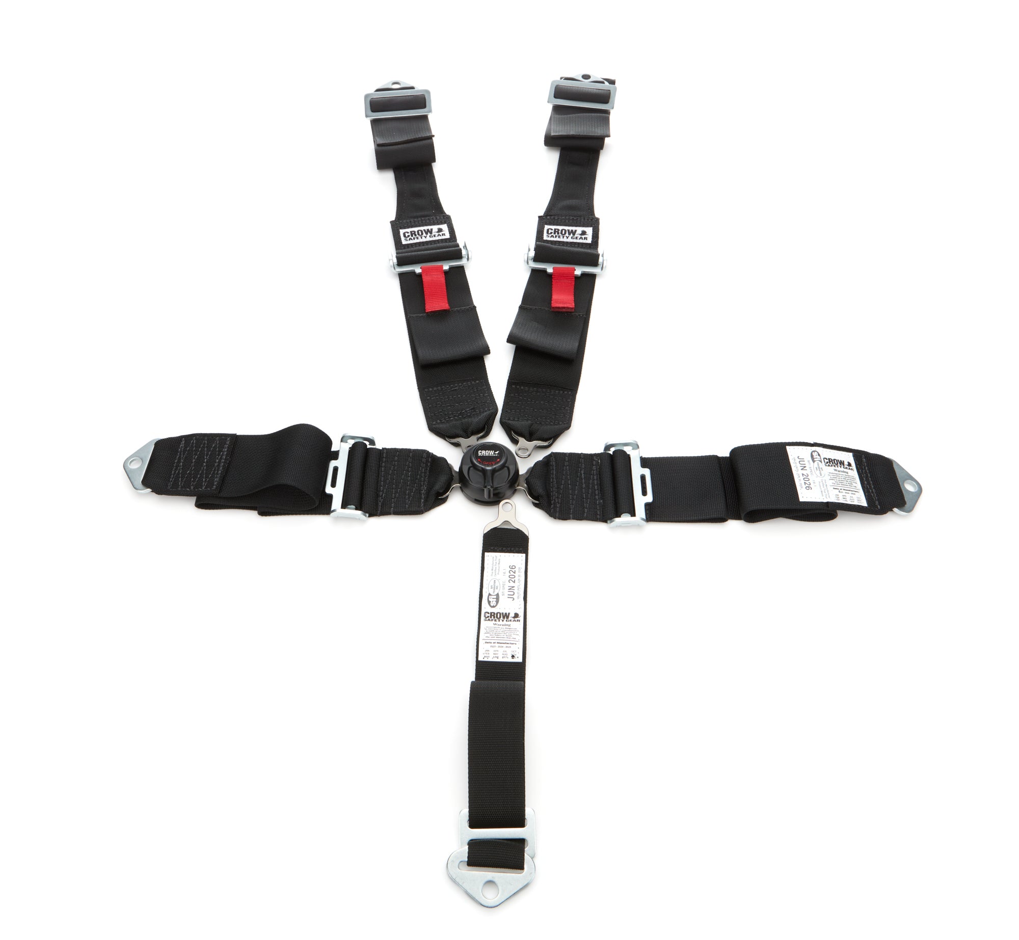 crow safety 11104DB Seat Belts 5 Way Kam Blk Lock 52in Lap PD DB crow safety 11104DB