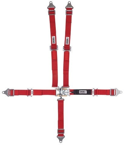 crow safety 11182A 5-Way Restraint 2in Pull Up Adj...Indiv Harness crow safety 11182A