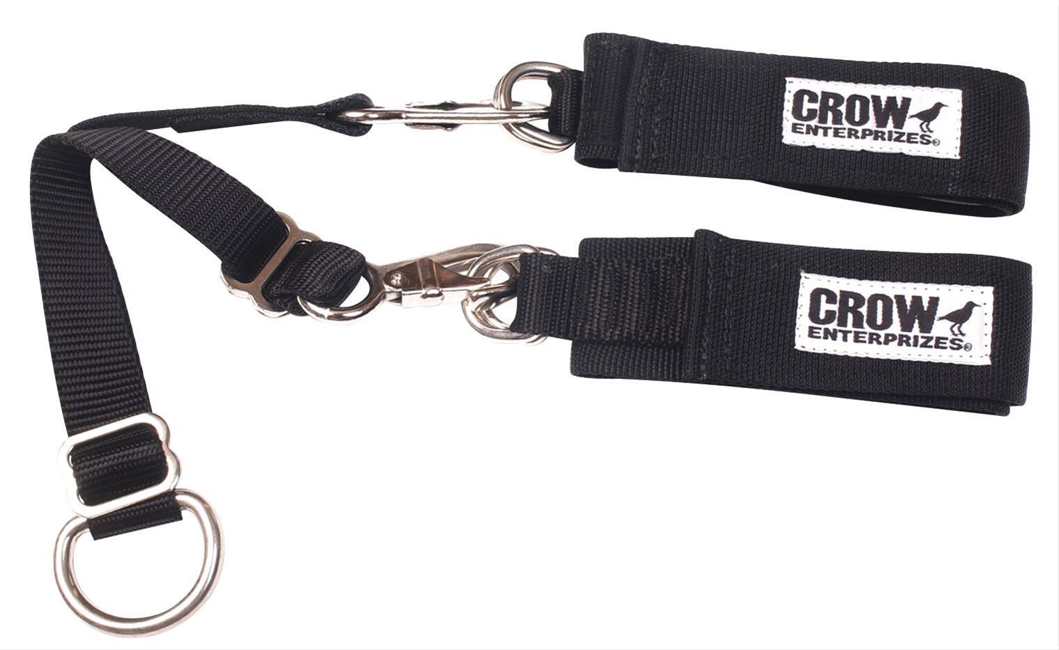 crow safety 11574A2 Arm Restraints 2in Nylon Black Attaches On Arm crow safety 11574A2