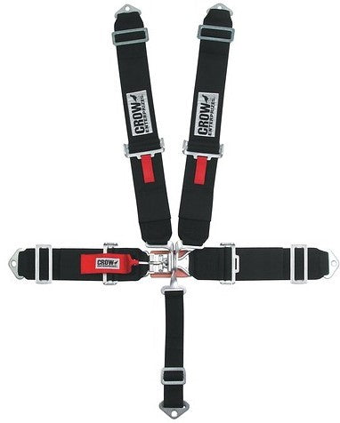 crow safety 20084 5-Way 3in L&L Lap Belt Pull Down  Individual Ha crow safety 20084