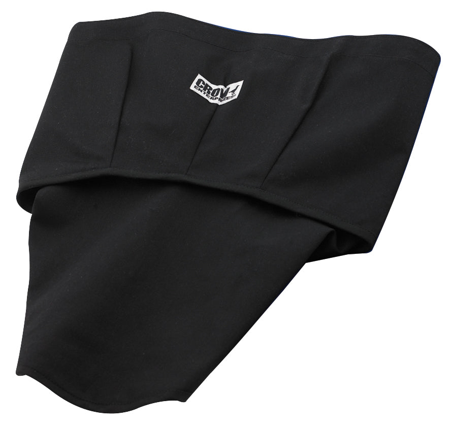 crow safety 20174 Helmet Skirt Black Velcro Attachment crow safety 20174
